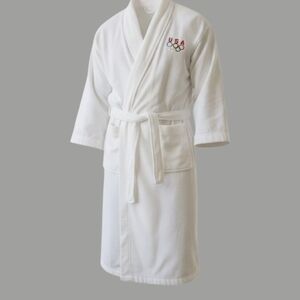 Vtg Official 1996 Atlanta US Olympic Team Terry Bath Robe Cannon O/S New